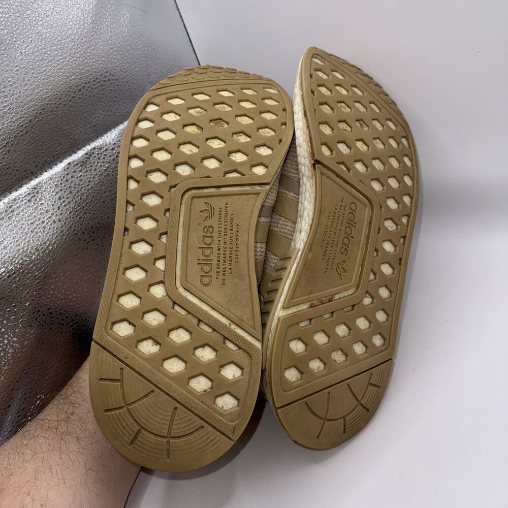 Size 9 - Men’s - Adidas NMD R1 Primeknit Linen Khaki 2017 / 0 29003 / 116909166 - Picture 9 of 11
